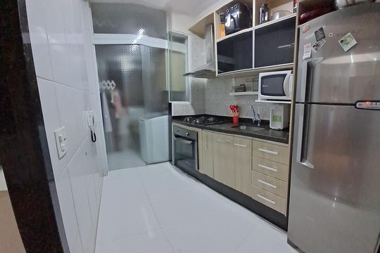 Cozinha de apartamento à venda com 2 quartos, 54m² em Itaquera, São Paulo