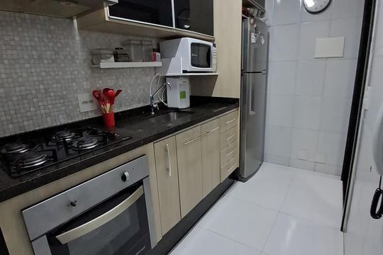 Cozinha de apartamento à venda com 2 quartos, 54m² em Itaquera, São Paulo