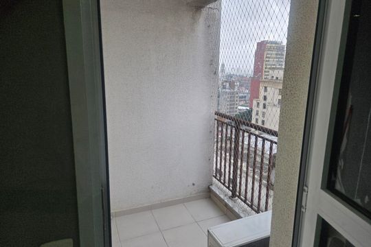 Varanda de kitnet/studio à venda com 1 quarto, 28m² em Centro Histórico de São Paulo, São Paulo