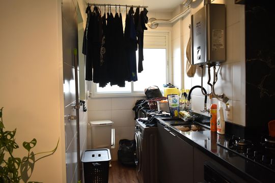 Área de Serviço de apartamento para alugar com 2 quartos, 74m² em Vila Monte Alegre, São Paulo