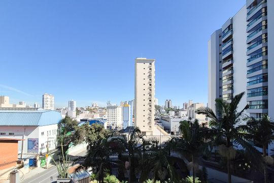 Varanda da Sala - vista de apartamento para alugar com 1 quarto, 52m² em Centro, São Bernardo do Campo