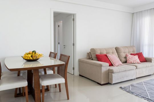 Sala de apartamento para alugar com 3 quartos, 92m² em Balneario, Florianópolis