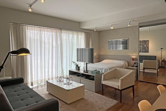 Studio de kitnet/studio para alugar com 1 quarto, 52m² em José Menino, Santos