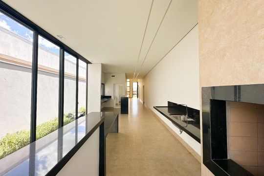 Cozinha de casa de condomínio para alugar com 3 quartos, 217m² em Gávea, Uberlândia