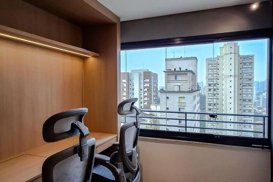 Sala de apartamento à venda com 1 quarto, 37m² em Vila Mariana, São Paulo
