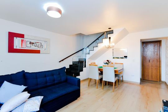 Sala de casa de condomínio à venda com 3 quartos, 111m² em Vila Maricy, Guarulhos
