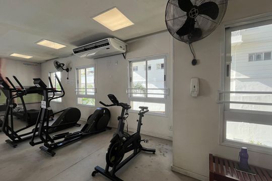 Área comum - Academia de apartamento para alugar com 2 quartos, 62m² em Marapé, Santos