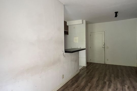 Sala de apartamento para alugar com 2 quartos, 62m² em Marapé, Santos
