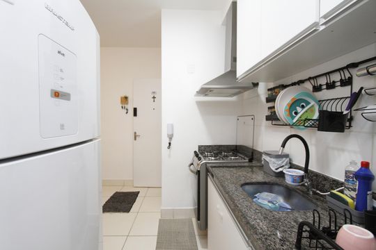 Cozinha de apartamento para alugar com 3 quartos, 70m² em Palmeiras, Belo Horizonte
