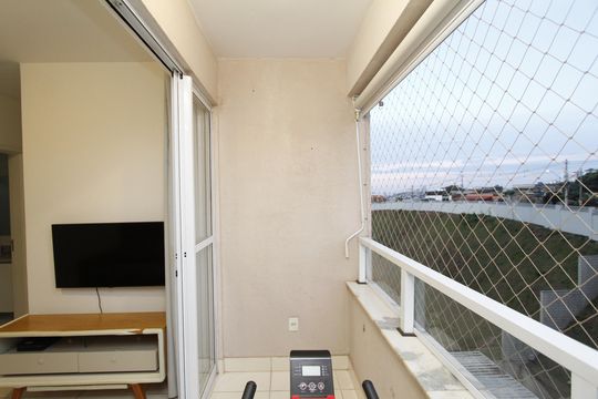 Varanda da Sala de apartamento para alugar com 3 quartos, 70m² em Palmeiras, Belo Horizonte