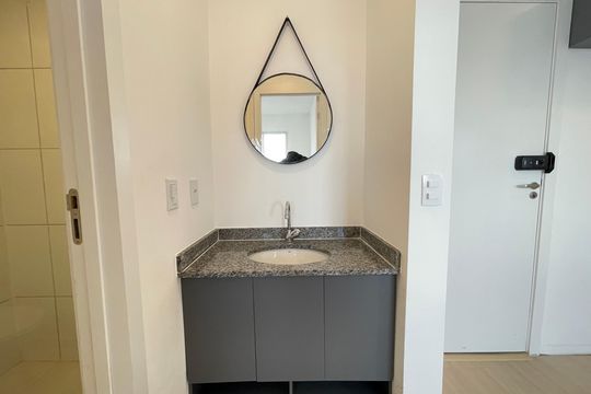 Banheiro de apartamento à venda com 2 quartos, 35m² em Jaguaré, São Paulo