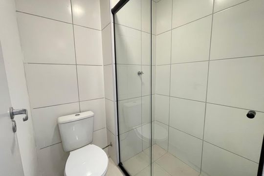 Banheiro de apartamento à venda com 2 quartos, 35m² em Jaguaré, São Paulo