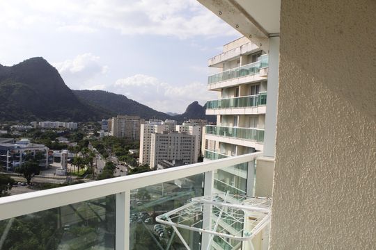 Varanda da Sala de apartamento à venda com 2 quartos, 70m² em Camorim, Rio de Janeiro
