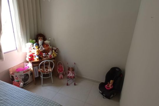 Quarto de apartamento à venda com 3 quartos, 107m² em Liberdade, Belo Horizonte