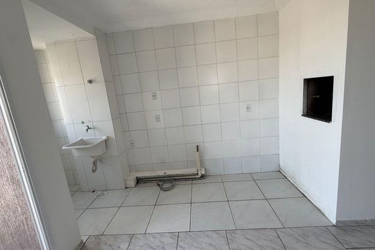 Cozinha de apartamento para alugar com 2 quartos, 55m² em São Luiz, Gravataí