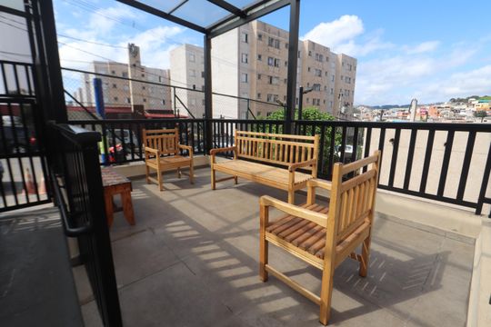Área comum - Entrada de apartamento para alugar com 2 quartos, 49m² em Jardim da Laranjeira (zona Leste), São Paulo