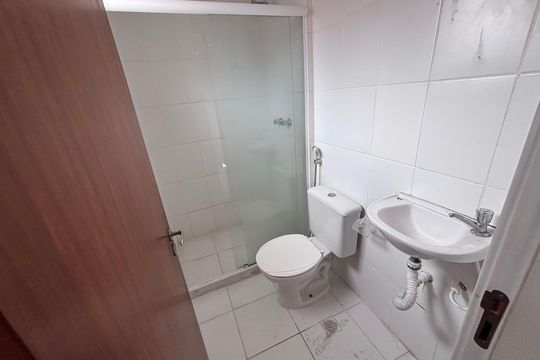 Banheiro do Quarto 3 de casa de condomínio à venda com 3 quartos, 85m² em Vargem Grande, Rio de Janeiro