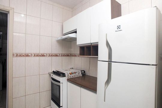 Cozinha de apartamento para alugar com 2 quartos, 56m² em Centro Histórico, Porto Alegre