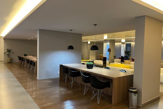 Área comum de kitnet/studio para alugar com 1 quarto, 25m² em Perdizes, São Paulo