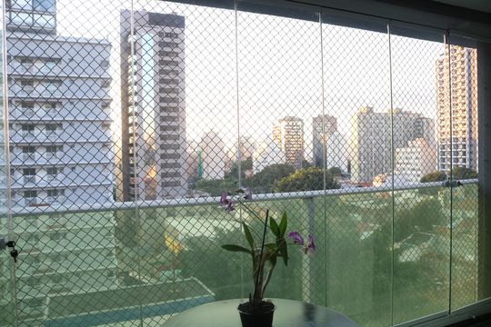 Varanda de kitnet/studio para alugar com 1 quarto, 25m² em Perdizes, São Paulo