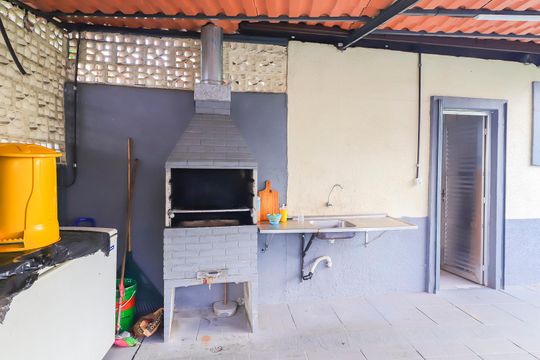 Área comum - Churrasqueira de apartamento à venda com 2 quartos, 45m² em Jardim Redil, São Paulo