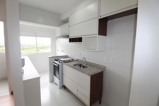 Cozinha de apartamento para alugar com 3 quartos, 66m² em Parque Residencial Flamboyant, São José dos Campos