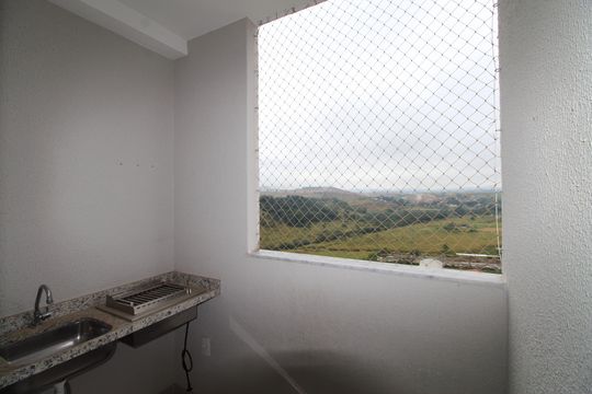 Sala de apartamento para alugar com 3 quartos, 66m² em Parque Residencial Flamboyant, São José dos Campos