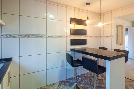 Cozinha  de casa para alugar com 3 quartos, 200m² em Santa Fe, Gravataí