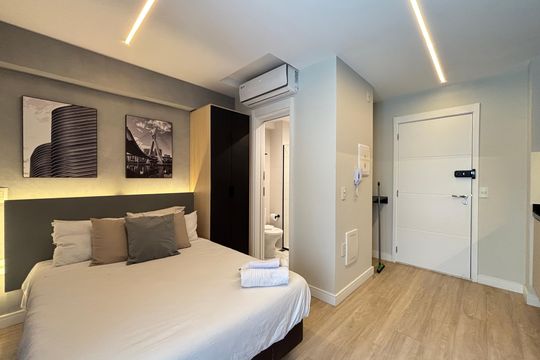 Studio de kitnet/studio para alugar com 1 quarto, 21m² em Itaim Bibi, São Paulo