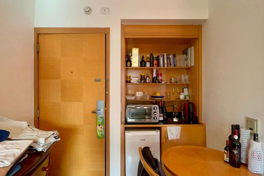 Cozinha de kitnet/studio à venda com 1 quarto, 32m² em Jardim Paulista, São Paulo