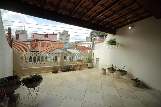 Varanda da Sala  de casa à venda com 3 quartos, 400m² em Vila Rosa, São Bernardo do Campo