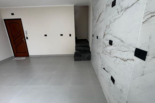 Cozinha de apartamento à venda com 2 quartos, 134m² em Vila Leopoldina, Santo André