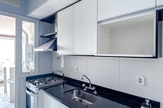Cozinha de apartamento à venda com 1 quarto, 50m² em Vila Gomes Cardim, São Paulo