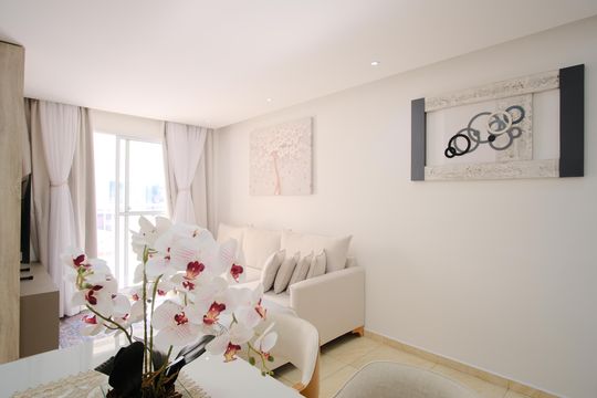 Sala de apartamento à venda com 3 quartos, 67m² em Guaiauna, São Paulo