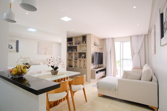 Sala de apartamento à venda com 3 quartos, 67m² em Guaiauna, São Paulo