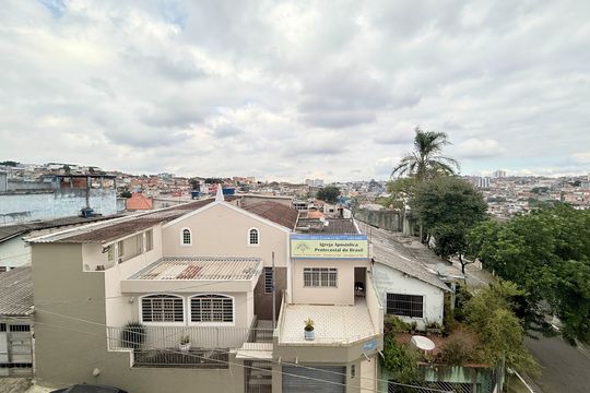 Vista Cozinha de apartamento para alugar com 1 quarto, 31m² em Cidade Domitila, São Paulo