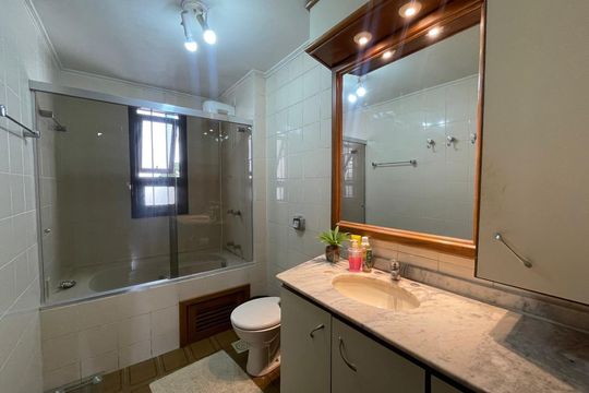 Banheiro da Suíte de apartamento à venda com 3 quartos, 137m² em Boa Vista, Novo Hamburgo