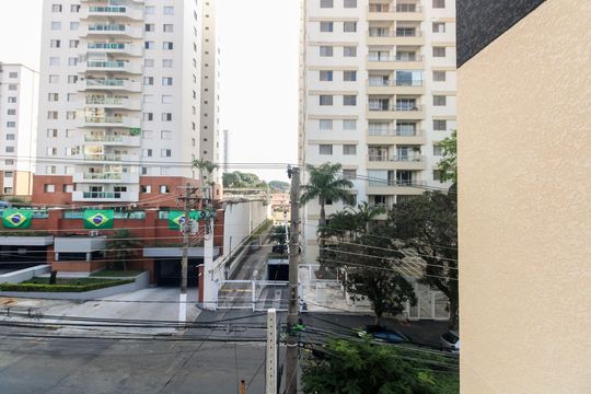 Varanda - Vista  de apartamento para alugar com 2 quartos, 43m² em Chácara Califórnia, São Paulo