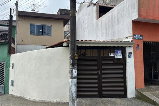 Fachada de casa à venda com 3 quartos, 202m² em Cidade Miramar, São Bernardo do Campo