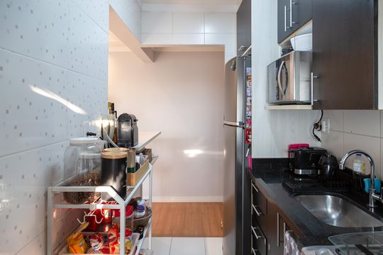 Cozinha de apartamento para alugar com 2 quartos, 53m² em Ponte Grande, Guarulhos