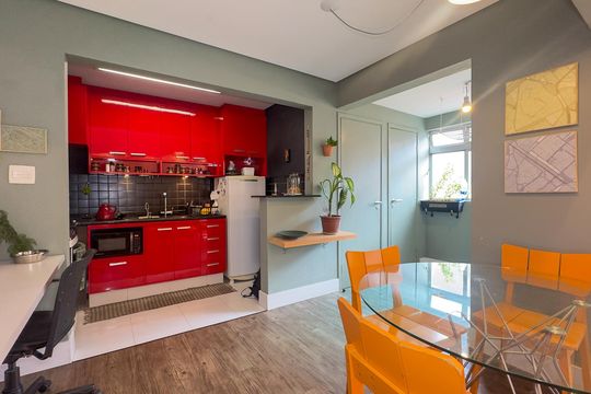 Sala de apartamento à venda com 2 quartos, 83m² em Jardim Francisco Mendes, São Paulo