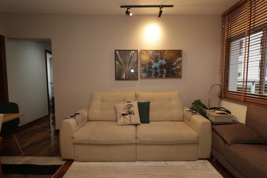 Sala de apartamento à venda com 2 quartos, 86m² em Liberdade, São Paulo