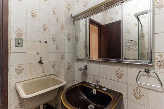 Banheiro de kitnet/studio à venda com 1 quarto, 36m² em Campos Elíseos, São Paulo