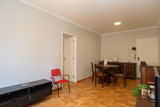 Sala de apartamento para alugar com 1 quarto, 60m² em Consolação, São Paulo