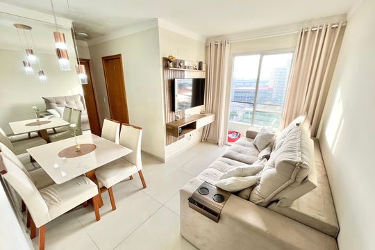 Sala de apartamento à venda com 2 quartos, 47m² em Vila Amélia, São Paulo
