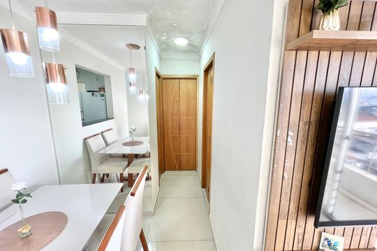 Sala de apartamento à venda com 2 quartos, 47m² em Vila Amélia, São Paulo