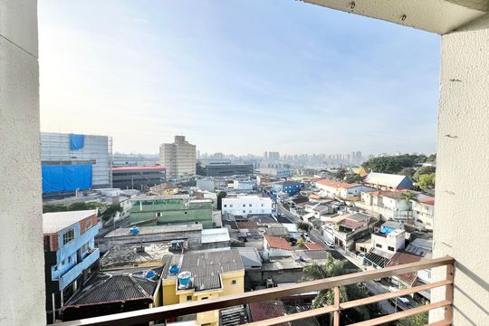 Varanda da Sala de apartamento à venda com 2 quartos, 47m² em Vila Amélia, São Paulo