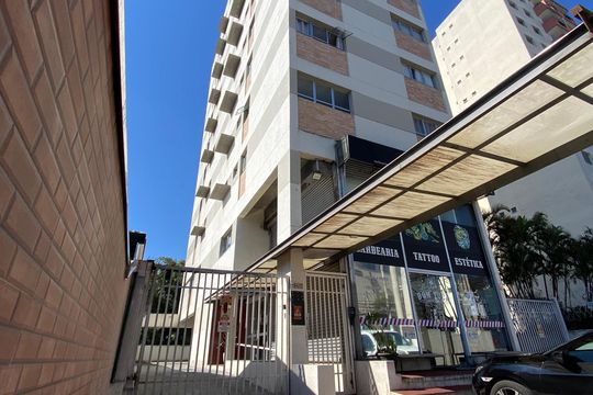 fachada de apartamento para alugar com 1 quarto, 59m² em Vila Polopoli, São Paulo