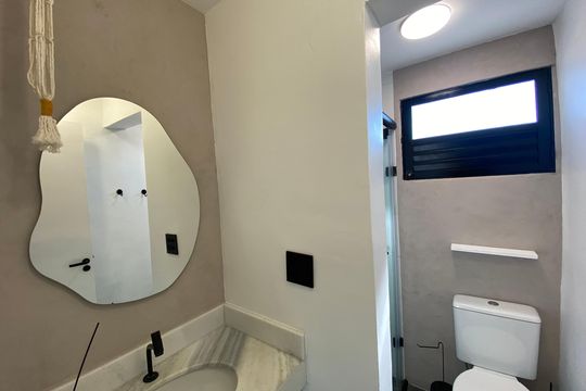 Banheiro de apartamento para alugar com 1 quarto, 59m² em Vila Polopoli, São Paulo