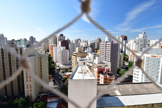 Quarto - Vista de apartamento à venda com 1 quarto, 47m² em Cambuí, Campinas